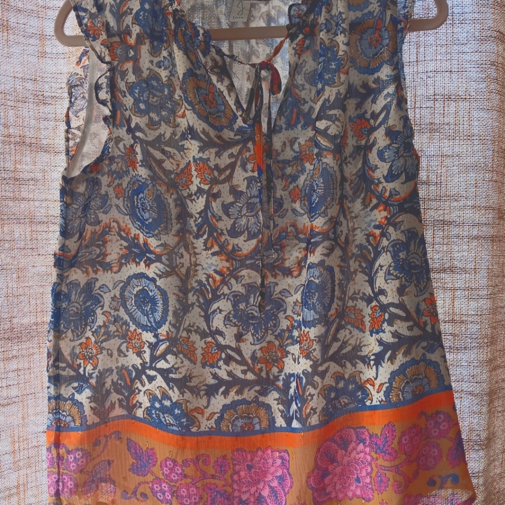 Joie M sleeveless blouse